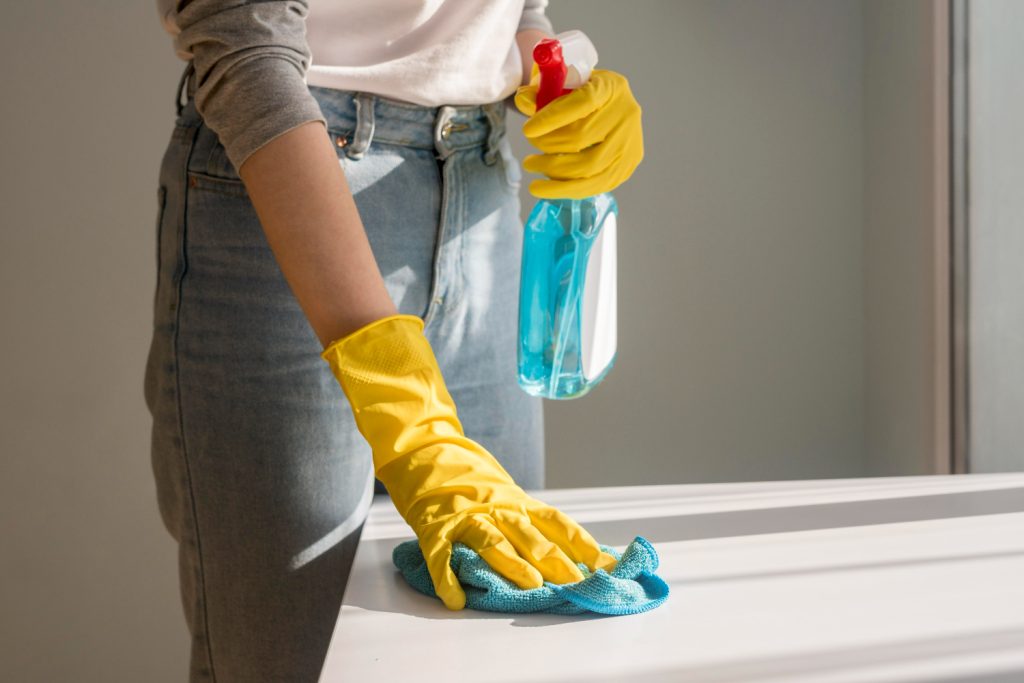 Keeping the house clean